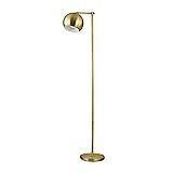 Globe Electric 12915 Molly 60" Floor Lamp, Gold, Satin Finish, In-Line On-Off Switch | Amazon (US)
