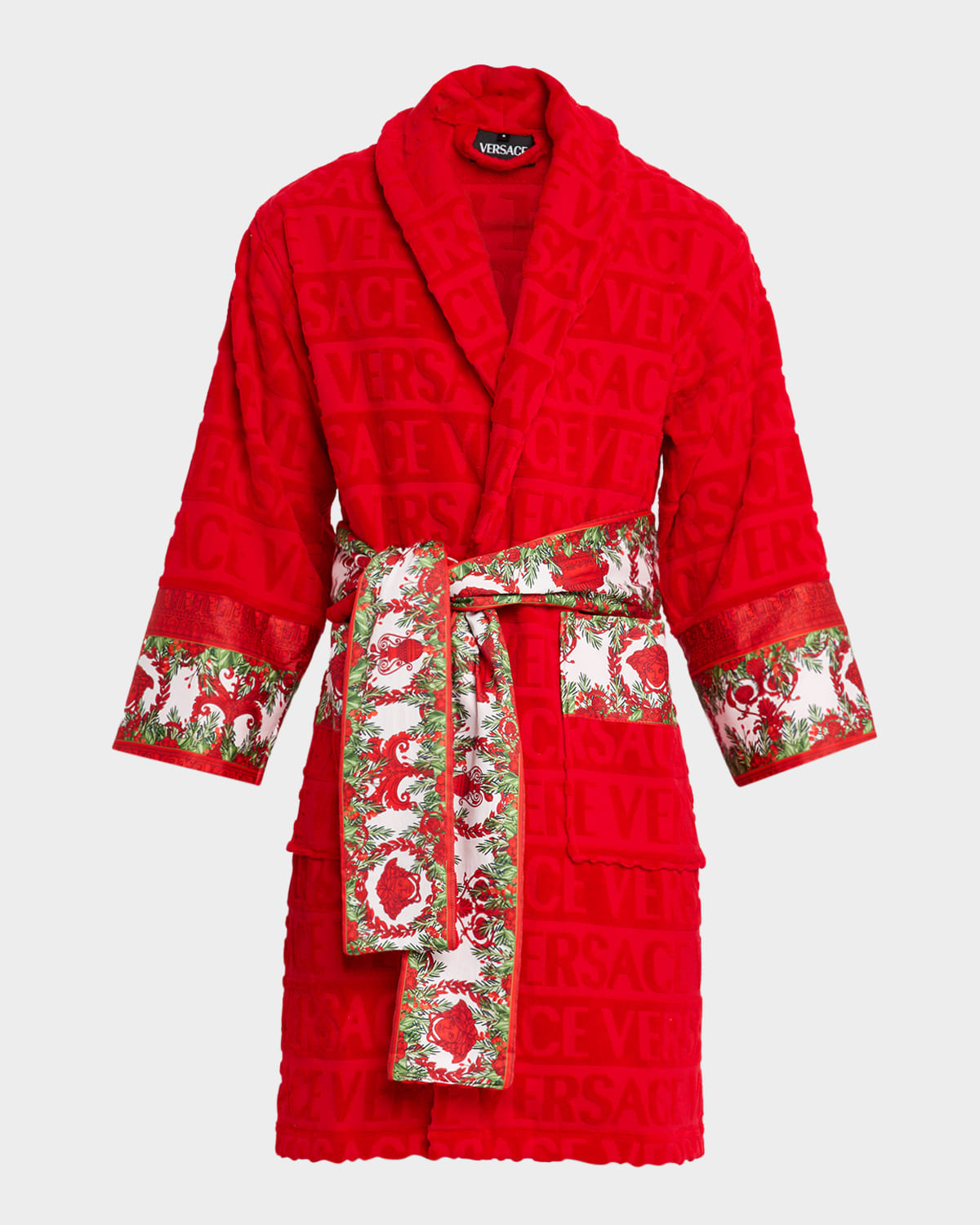 Men & apos;s I Heart Baroque Holiday Bathrobe | Neiman Marcus