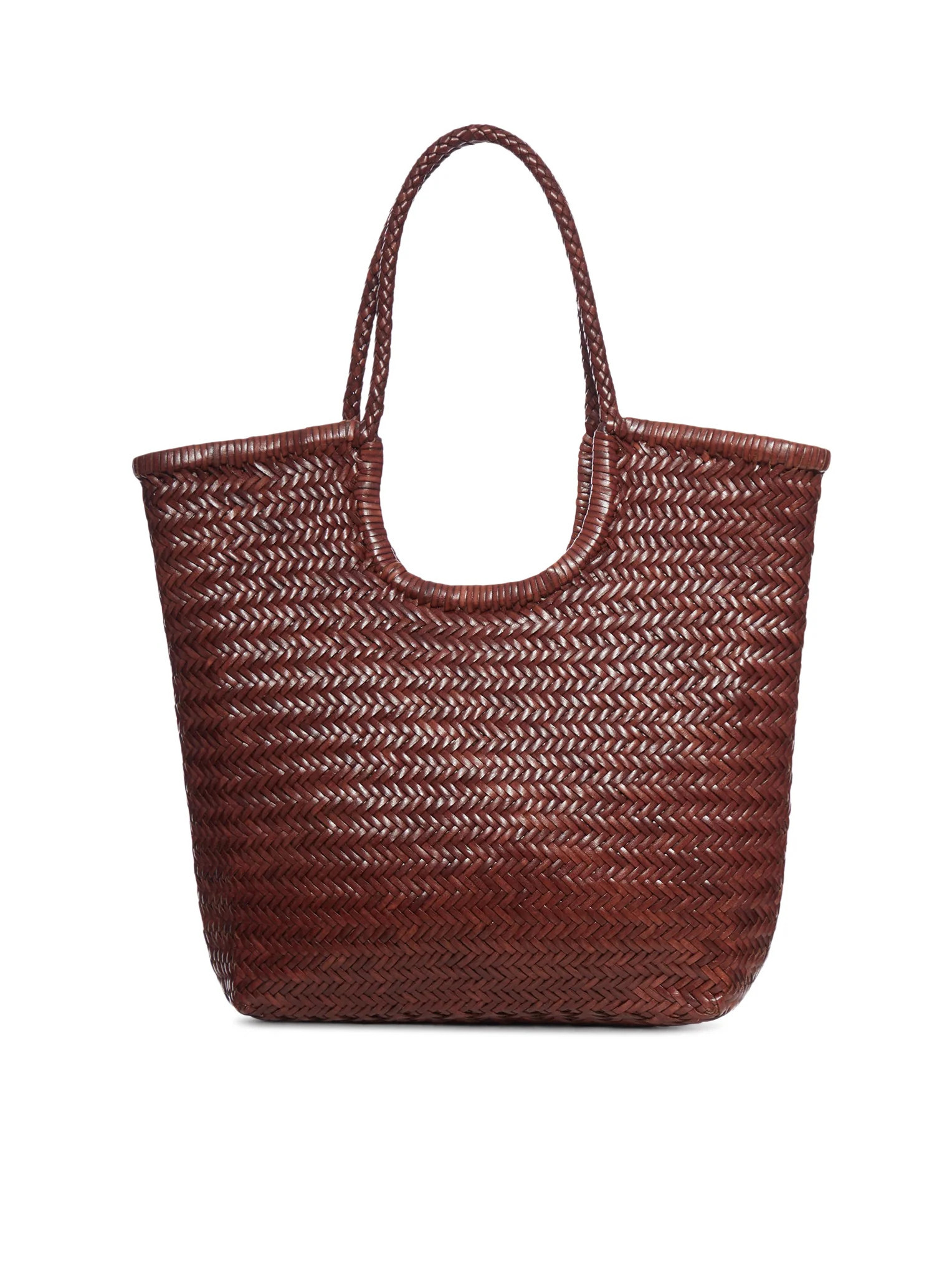 NS DIAGONAL LEATHER TOTE BAG - Dragon Diffusion - Woman | Suitnegozi INT
