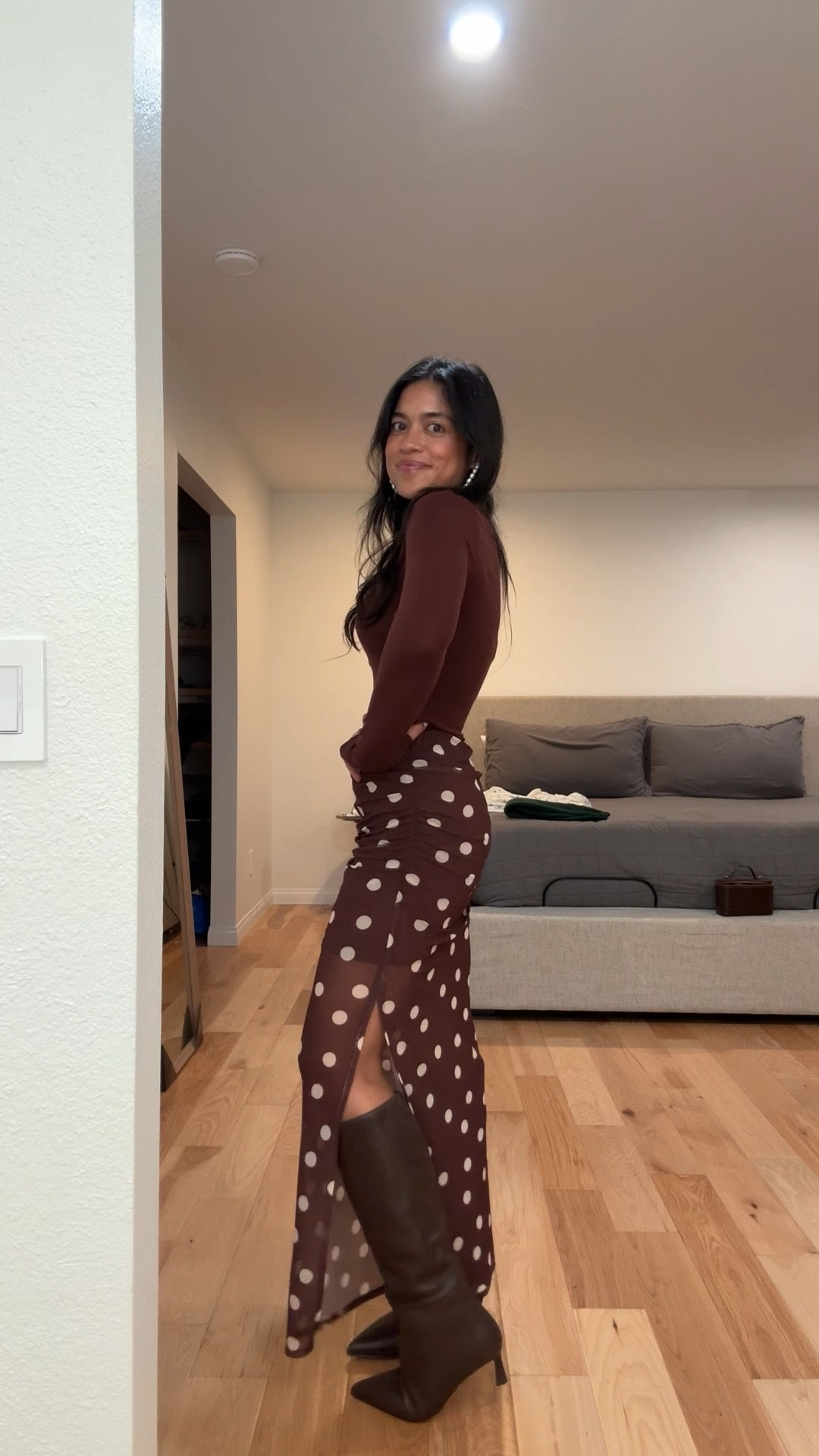 Date night outfit! I have a thing for chocolate brown and polka dots 


#LTKFindsUnder100 #LTKootd #LTKSaleAlert