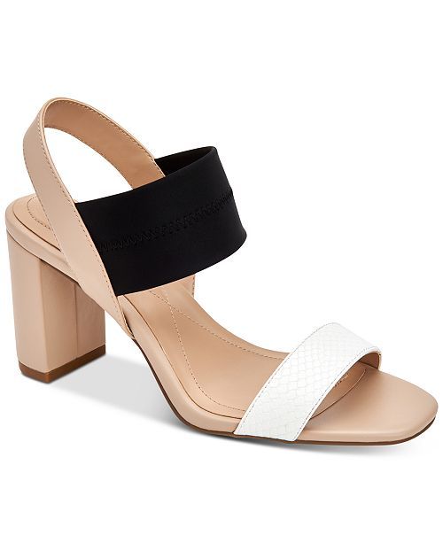 Alfani Women's Fllip Neoprene Dress Sandals, Created for Macy's & Reviews - Heels & Pumps - Shoes... | Macys (US)