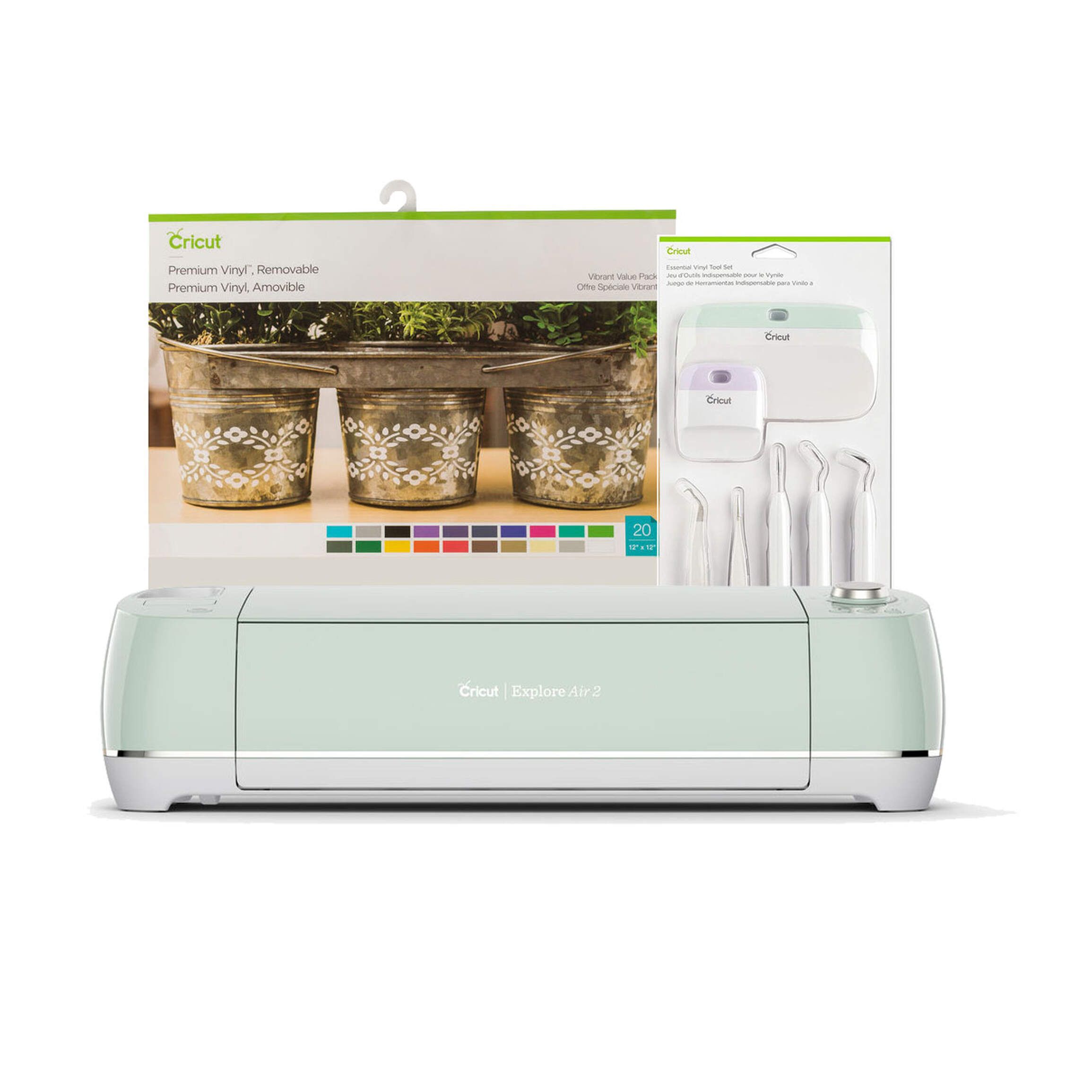 Cricut Explore Air™ 2, Mint + Vinyl Bundle | Cricut