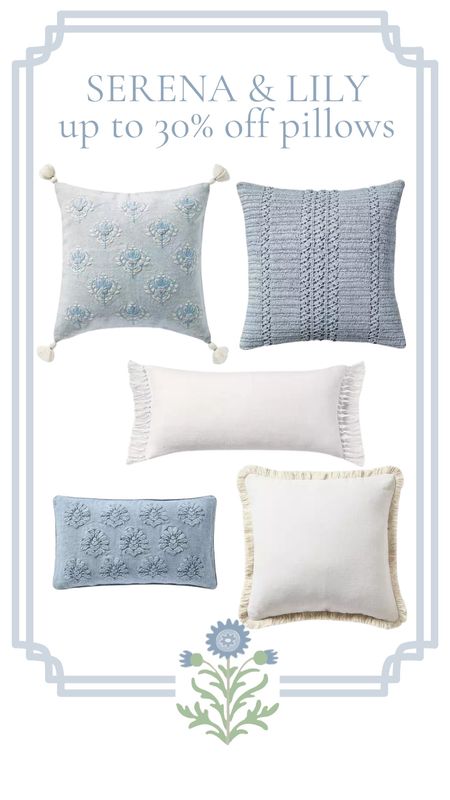 Save up to 30% on pillows during Serena and Lily‘s latest sale.

#LTKsalealert #LTKhome #LTKstyletip