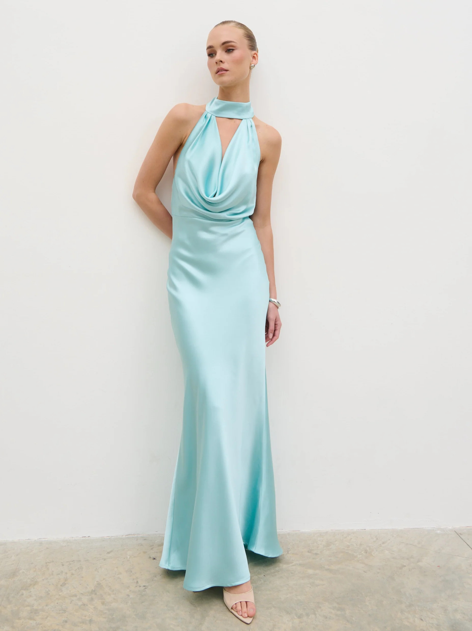 Solene Cowl Neck Maxi Dress | Pretty Lavish (UK)