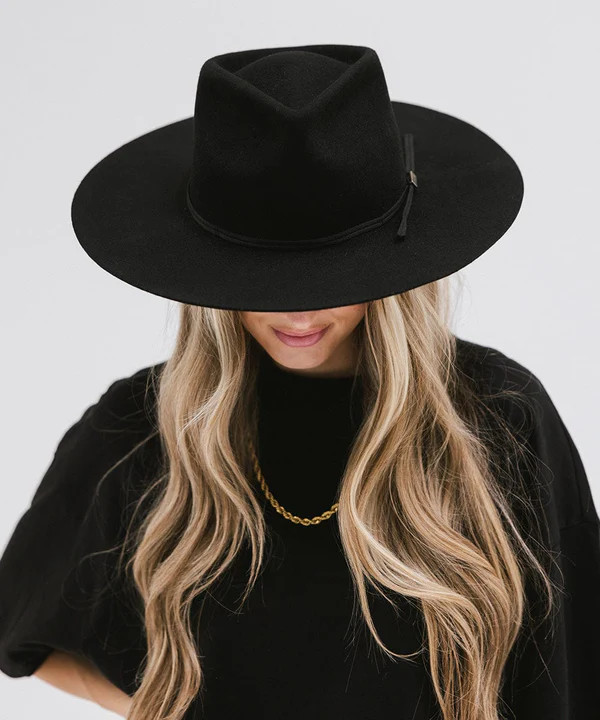 Emery Teardrop Fedora | Gigi Pip