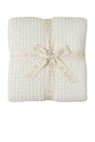 Barefoot Dreams CozyChic Waffle Throw in Cream from Revolve.com | Revolve Clothing (Global)