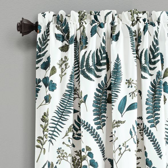 Set of 2 Devonia Allover Room Darkening Window Curtain Panels - Lush Décor | Target