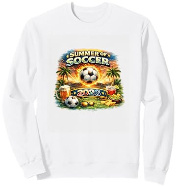 Summer of Soccer 2026 Fan Football Game Day Tropical Sweatshirt | Amazon (US)
