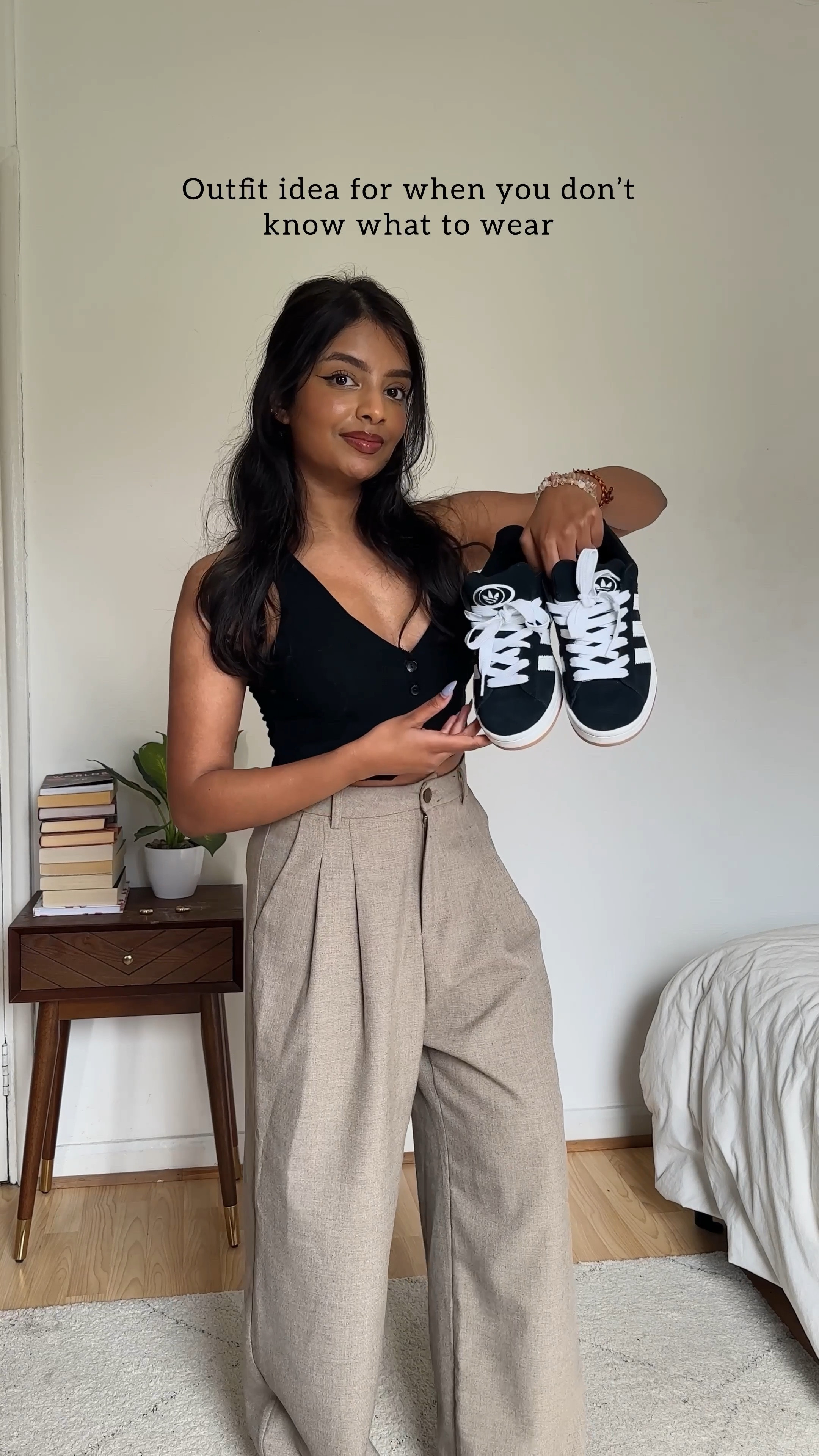 Bought these trousers last year from South Korea and just remembered how much I love these! I’ve linked similar styles to this outfit 🫶🏽
_
#springoutfitideas #springoutfitinspo #adidascampus00s #adidascampus #adidascampusoriginal #jwpeibag #jwpei_official #pinterestoutfit #pinterestinspired 