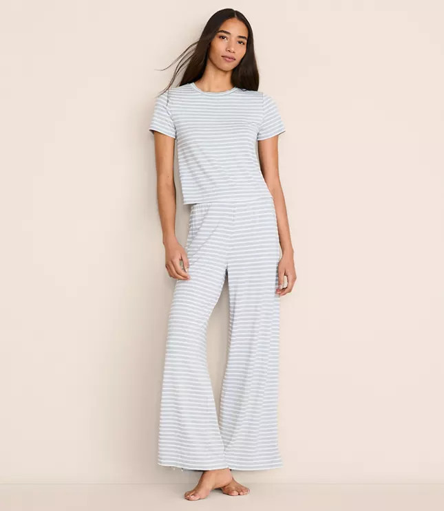 Lou & Grey Striped Essential Modal Pajama Pants | LOFT