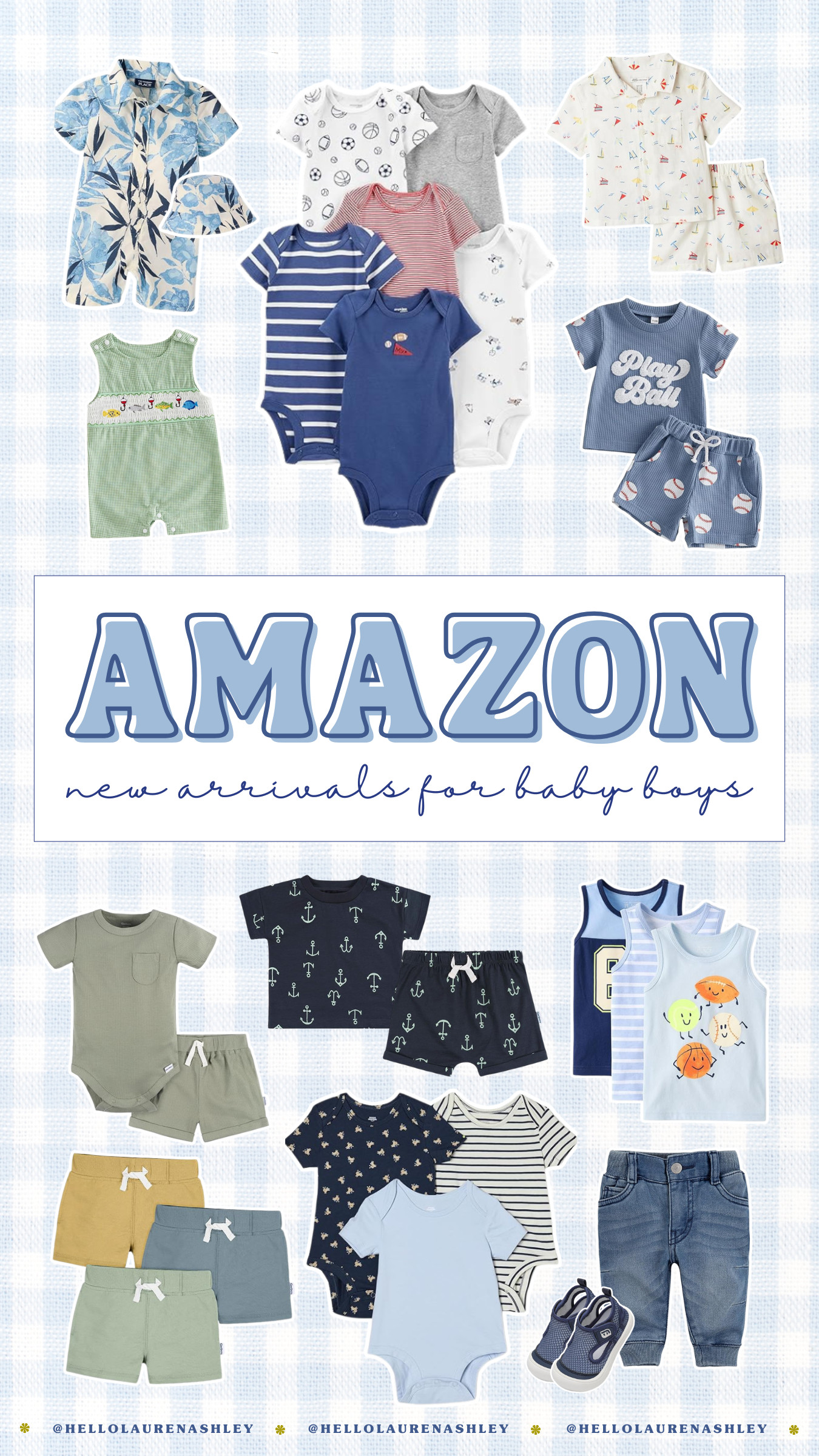 Found so many cute baby boy arrivals on Amazon lately—soft little sets, everyday basics, playful prints, and the sweetest summer pieces ☀️ Linking all my favorites here! #LTKbaby #amazonfinds #babyboystyle 

 #LTKmomlife #LTKBaby #LTKKids
