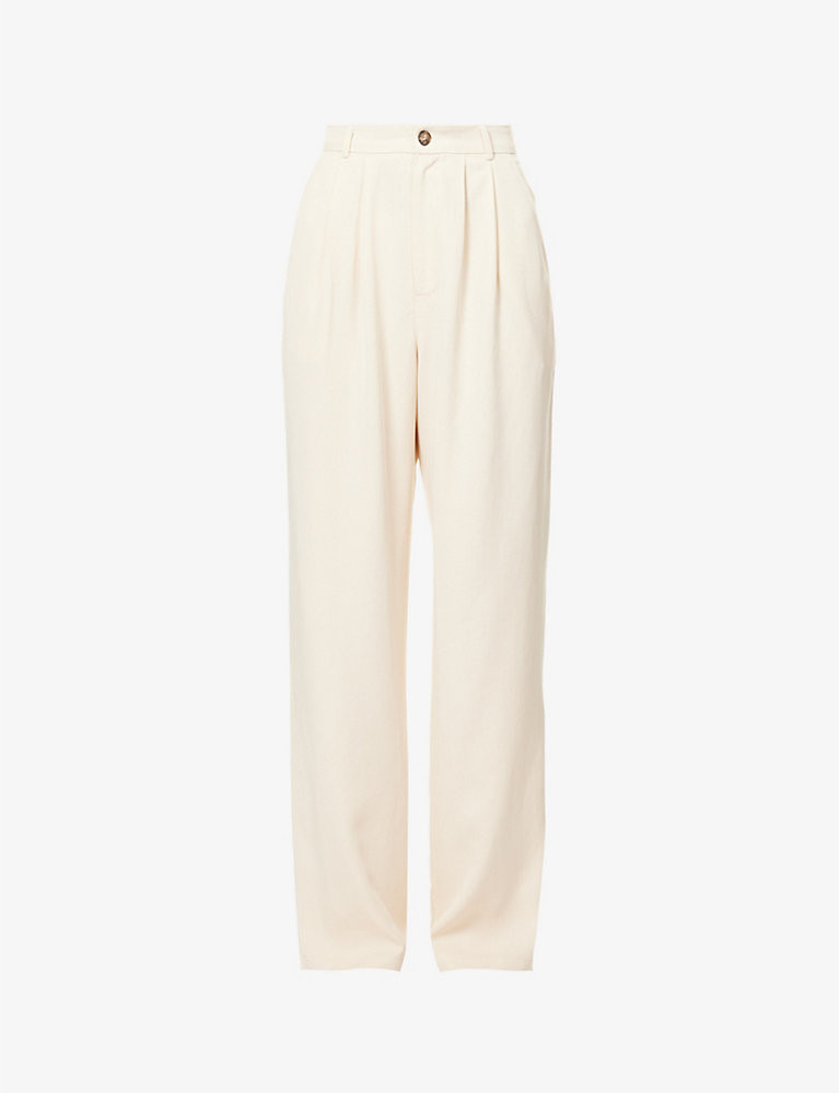 Mason wide-leg high-rise woven trousers | Selfridges