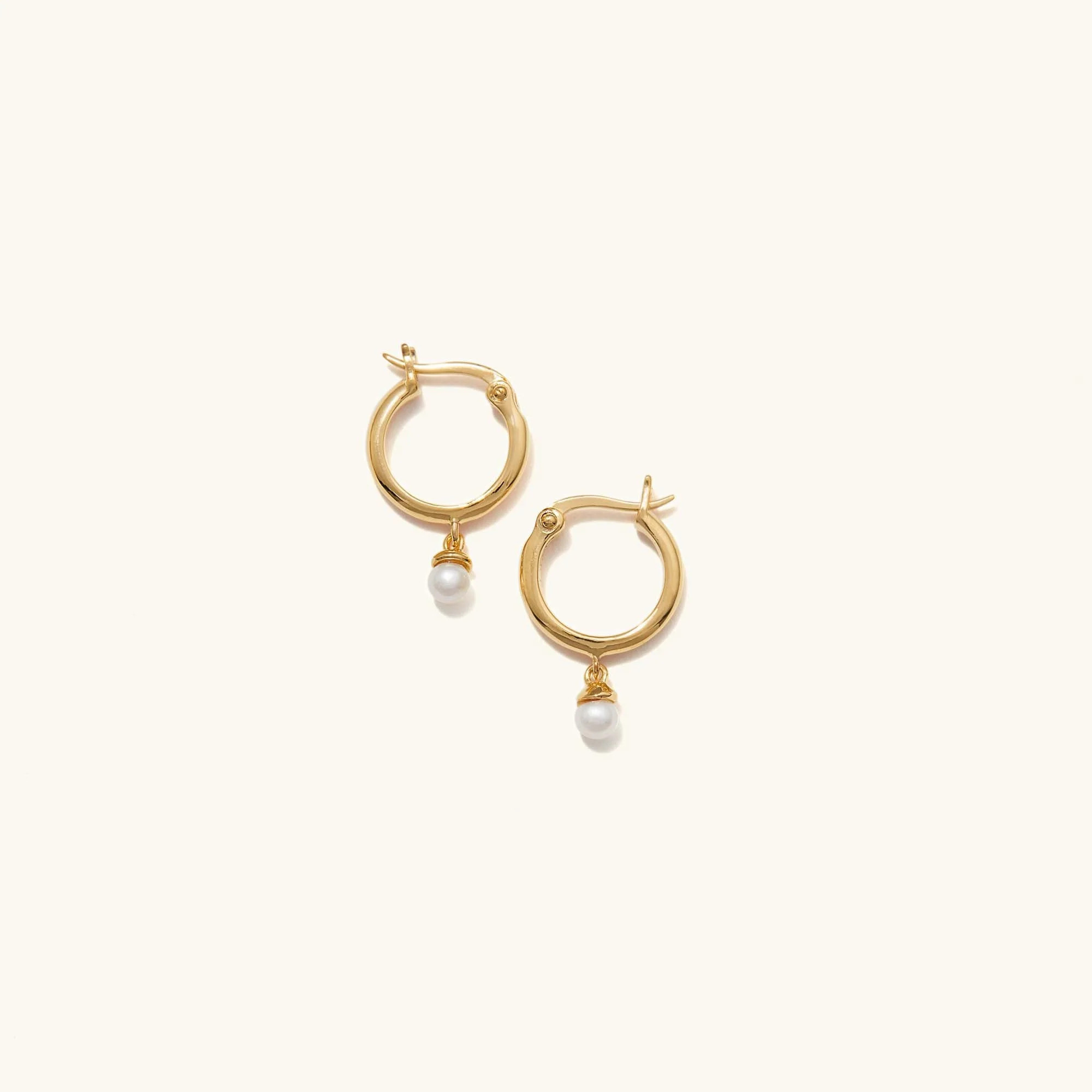 Pearl Hoops | Mejuri Fine Crew