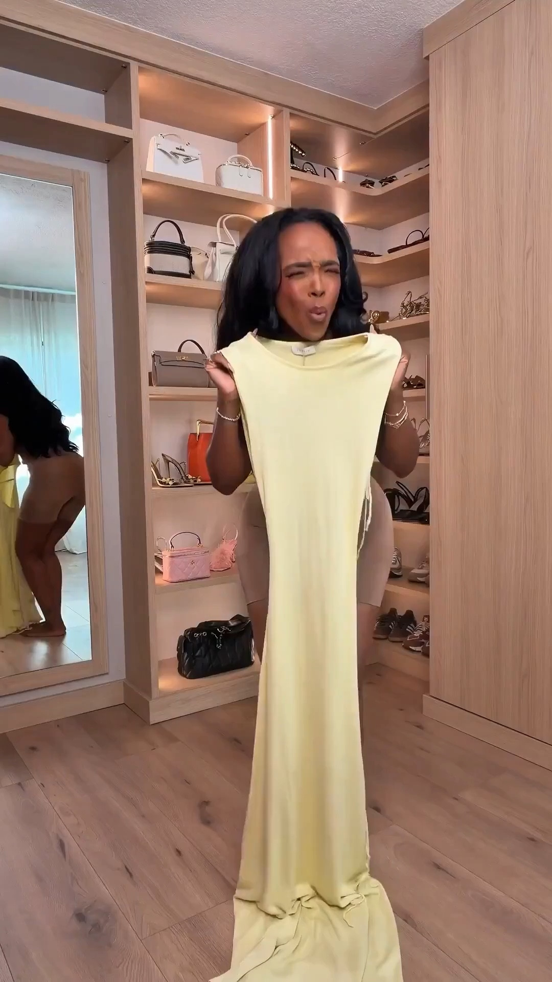 Scroll to shop this soft statement maxi dress featuring a flattering fitted silhouette with delicate back details that elevate the entire look. This is one of those pieces you’ll rewear for special moments and vacations, making it worth it as the cost per wear keeps dropping.

Perfect for vacations, brunch, date nights, weddings, or summer events.

5'4" | 138 lbs | 34D bust | 27" waist | 40" hips

Follow me on Instagram and YouTube @kirasfashionfinds

