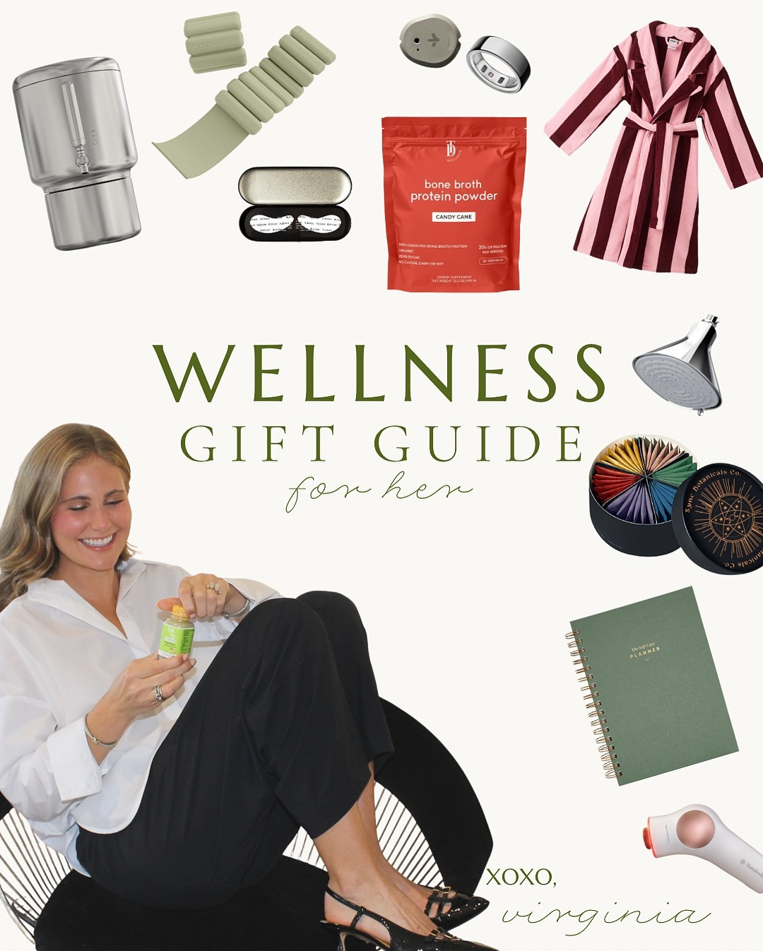 48 GIFTS you won’t find anywhere else specifically curated for you!🎄🧖‍♀️
Each guide is intentional, cozy, and filled with things I personally used love, or would gift to my own friends & fam. 

Whether she’s building her morning routine, always on the go, or craving a reset, there’s something in here for every kind of wellness girl! 

Save these for holiday shopping and share with someone who needs ideas ✨
Comment “WELLNESS” and I’ll send the full series straight to you 💚

Discount codes to use are in my bio !!