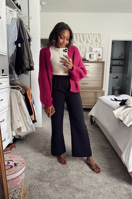 #LOTD 5.18.23

Your summer WFH look. A light trouser and essential tanked paired with a layer for my cold girlies out there. 

#LTKstyletip #LTKSeasonal #LTKworkwear