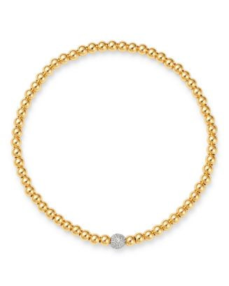 Zoe Lev 14K Yellow Gold Diamond Accent Bead Bracelet | Bloomingdale's Jewelry & Accessories | Bloomingdale's (AU)