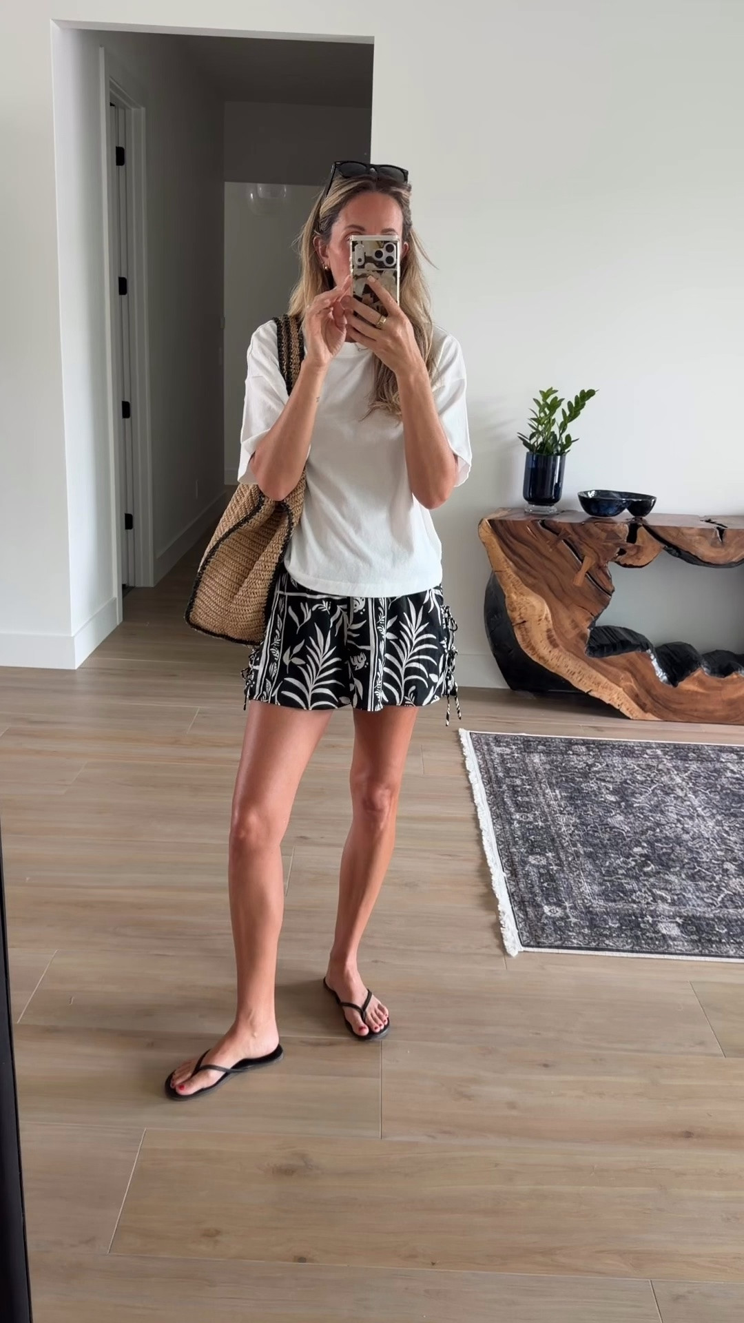 Large tee, medium shorts. Target summer outfit

#LTKootd #LTKdayinmylife #LTKgrwm