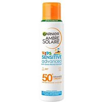 Garnier Ambre Solaire SPF 50+ Sensitive Advanced Sun Cream Kids Anti-Sand Mist 150ml | Boots.com