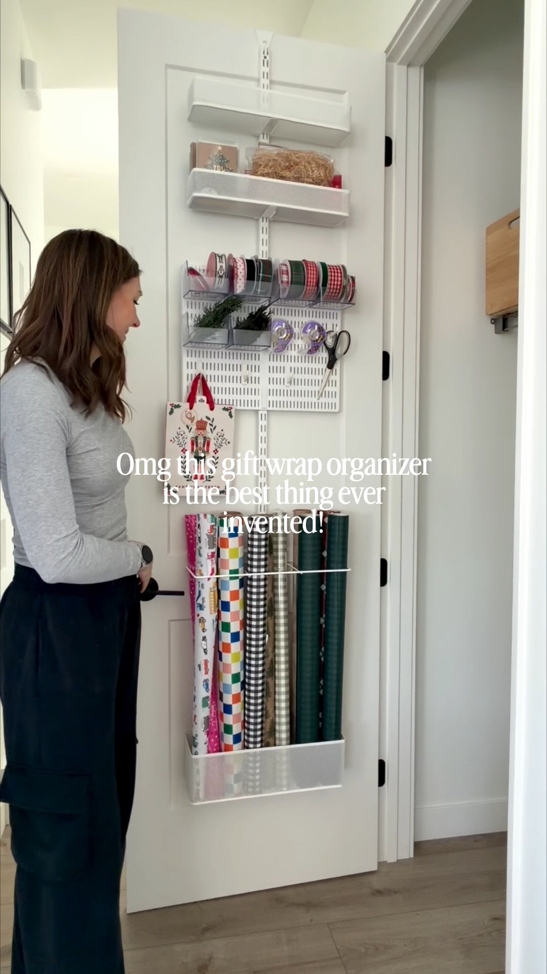 And it’s 40% off 🙌

I’ve wanted this door organizer forever and finally decided to buy it after a year of this closet looking like a hot mess. Best purchase yet! You can mount on the door or you can also mount on the wall. 

There are so many options - like this gift wrap basket, you can also choose from shoe racks, spice racks, bathroom organizers, etc. I already bought another one for the boys‘s closet for stuffie + toy storage! 

#organization #doororganizer #organizeyourhome #organized 

#LTKHome #LTKSaleAlert
