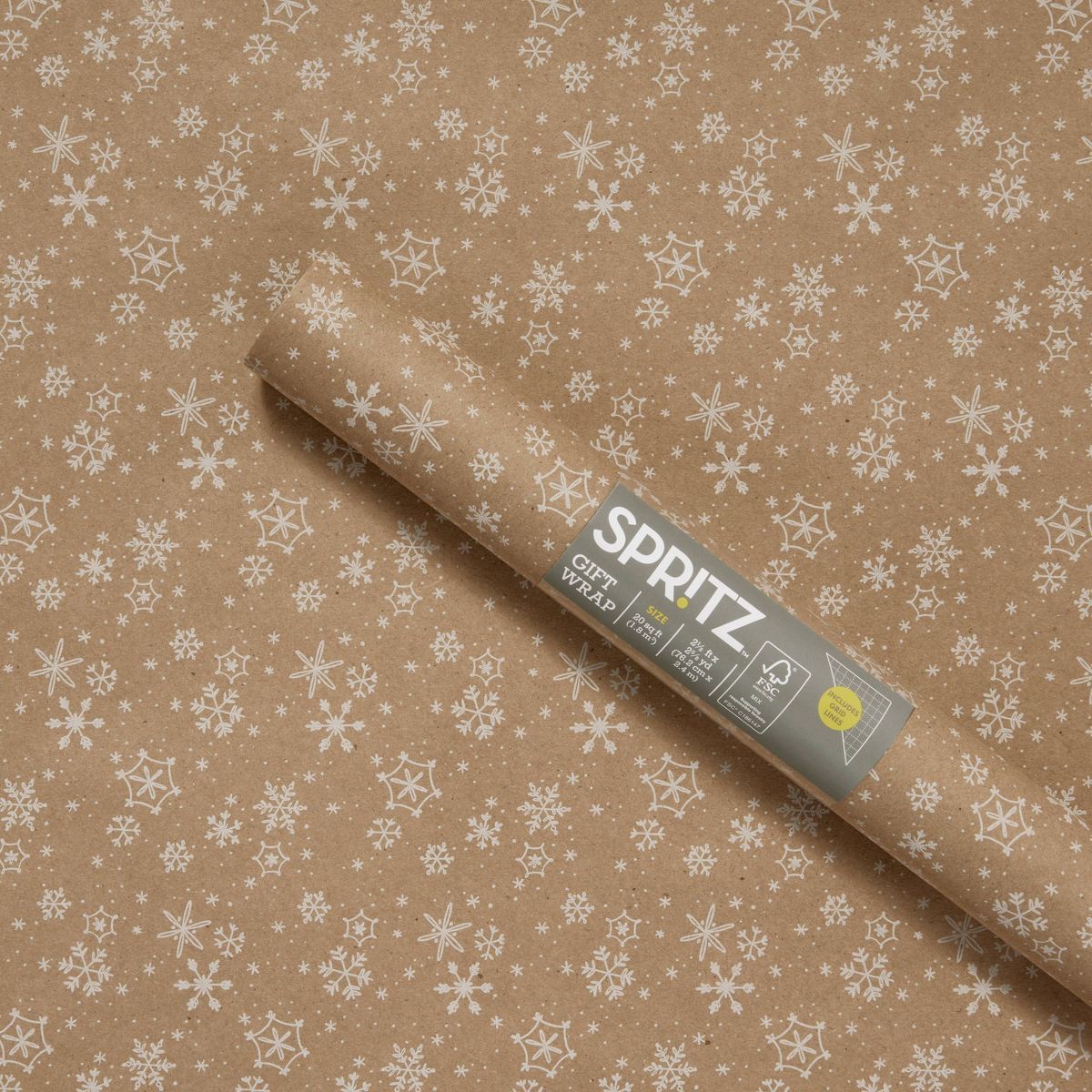 Snowflakes Roll Wrap - Spritz™ | Target