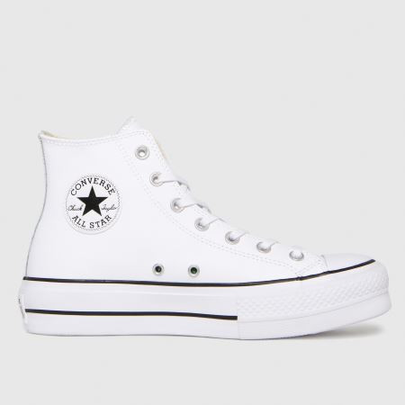 Womens White Converse All Star Lift Hi Trainers | schuh | Schuh