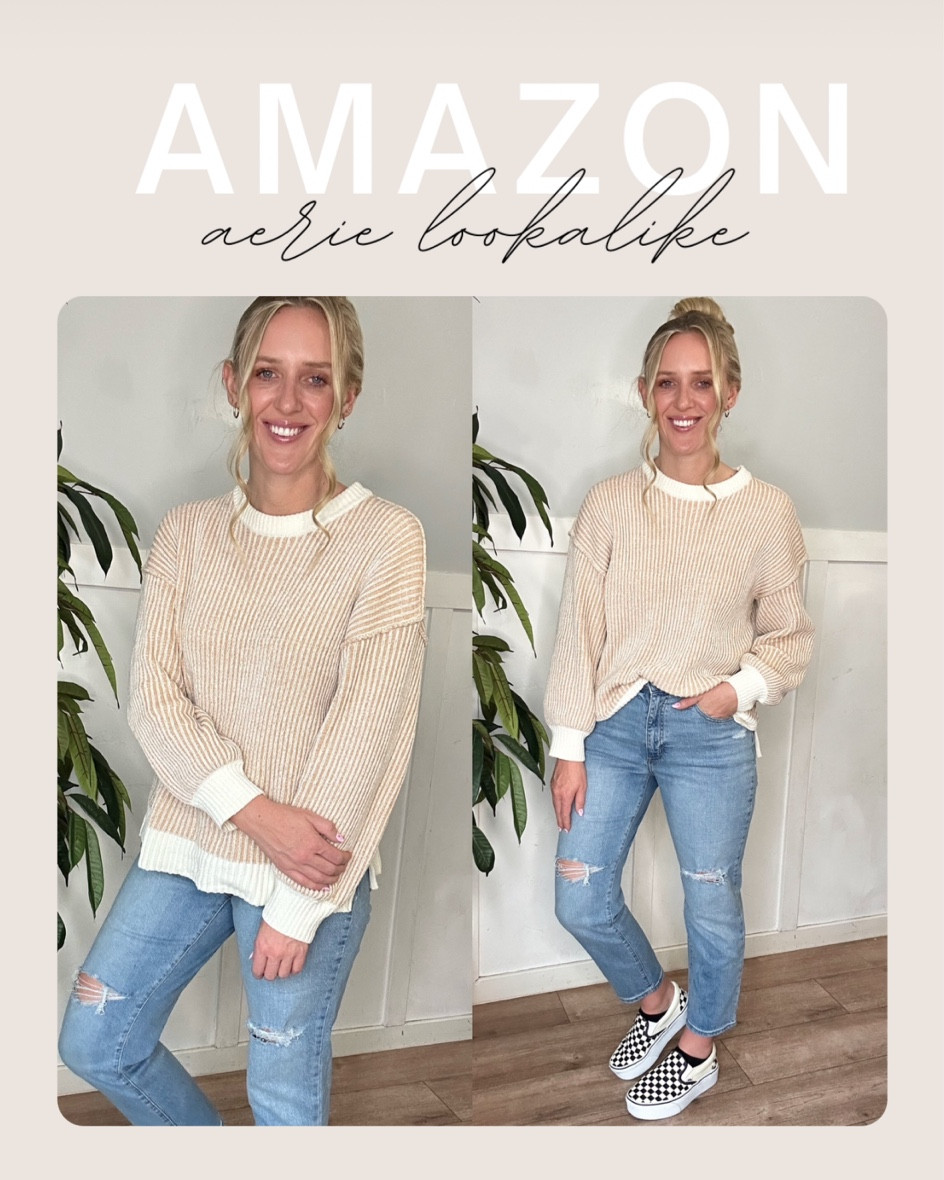 Amazon aerie lookalike 

#LTKmidsize #LTKMostLoved #LTKfindsunder50