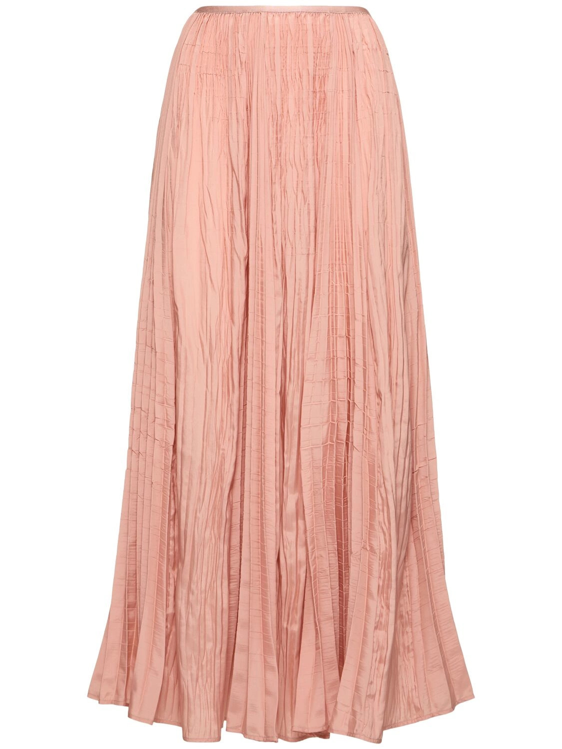 Viscose Blend Plissé Sarong Skirt | Luisaviaroma
