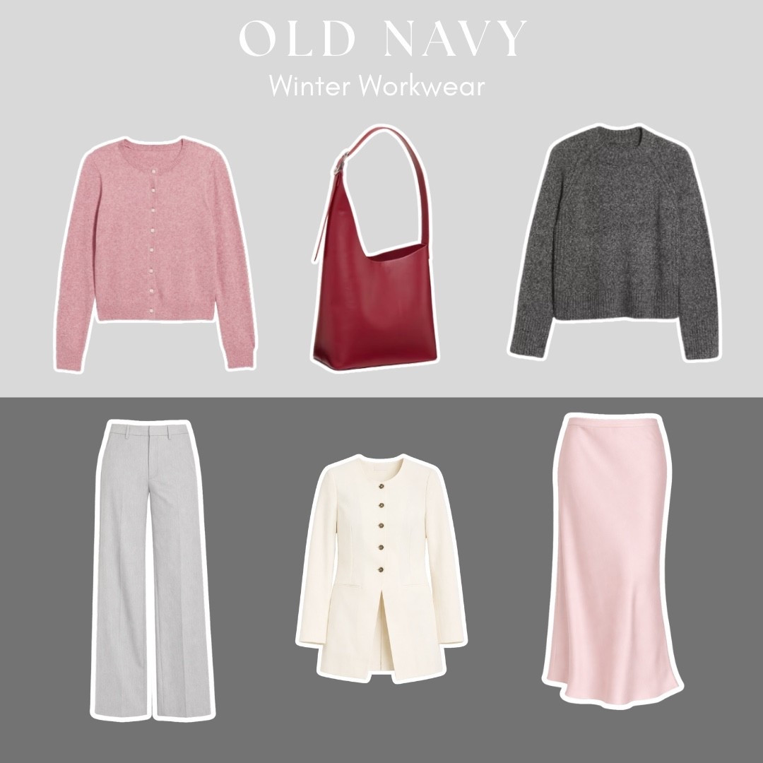 Classic workwear staples from Old Navy 🤍 These pieces mix and match so well for polished, cold-weather office looks! I’m loving the soft neutrals, cozy knits, and tailored layers. Everything is budget-friendly and perfect for winter workdays!

#LTKSeasonal #LTKWorkwear #LTKFindsUnder100