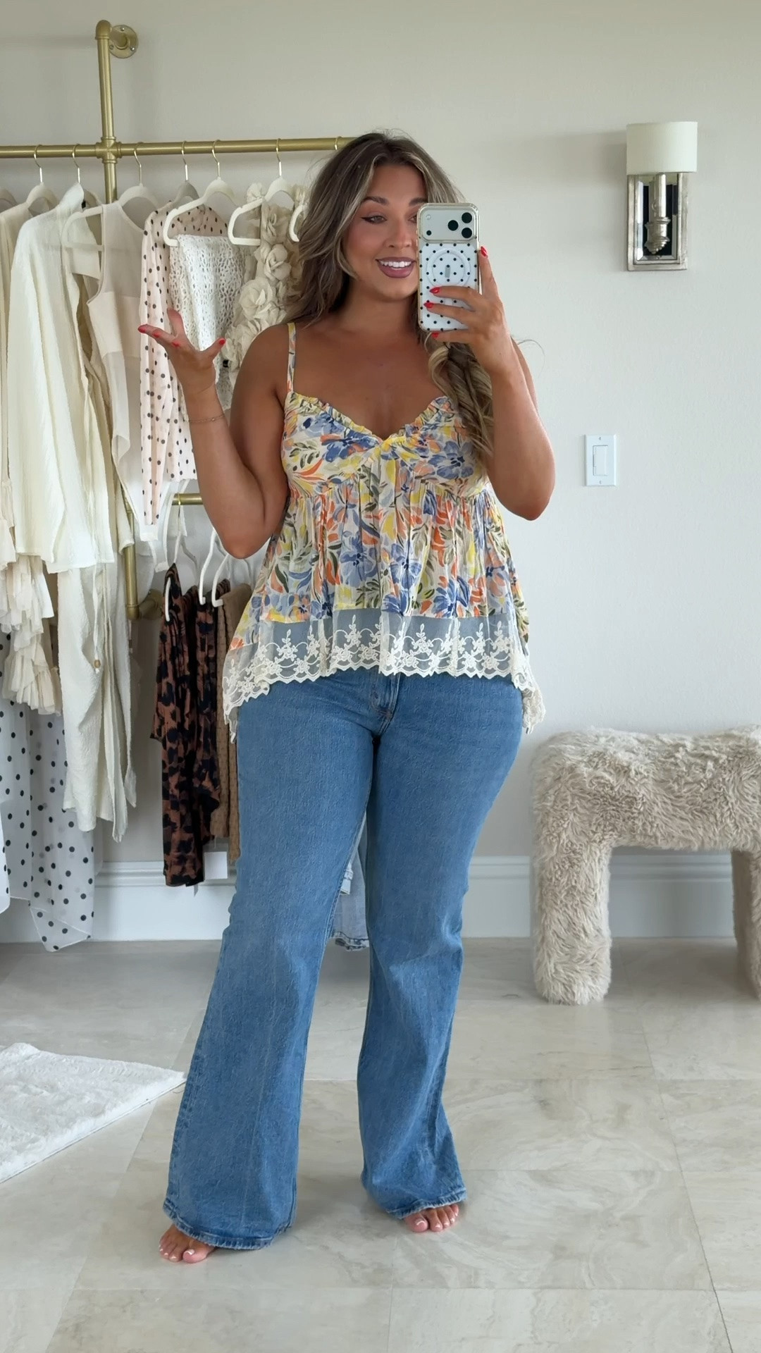 Walmart summer fashion I rounded up the cutest affordable summer outfits that look way more expensive than they are. From everyday casual looks to vacation-ready dresses, matching sets, sandals, and must-have accessories, these finds are perfect for staying stylish on a budget.

If you're looking for affordable summer outfits, Walmart fashion, vacation outfits, beach vacation looks, brunch outfits, everyday basics, or trendy summer clothes for women, these are some of my favorite picks.

I’m wearing a medium in the top and large/size 10 in the jeans

#WalmartFashion #WalmartFinds #SummerOutfits #AffordableFashion  #LTKStyle #LTKFinds #LTKSummer #SummerStyle #VacationOutfits #BeachVacationStyle #CasualChic #EverydayStyle #BudgetFashion #WomenStyle #OOTD #SummerWardrobe

#LTKgrwm #LTKootd #LTKMidsize