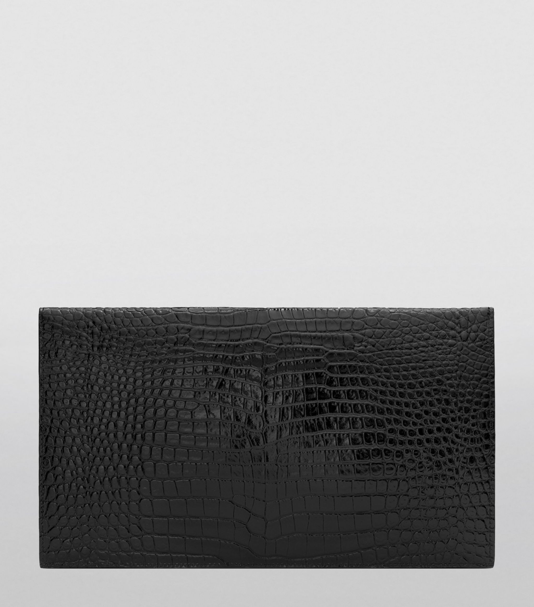 Croc-Embossed Uptown Envelope Pouch | Harrods