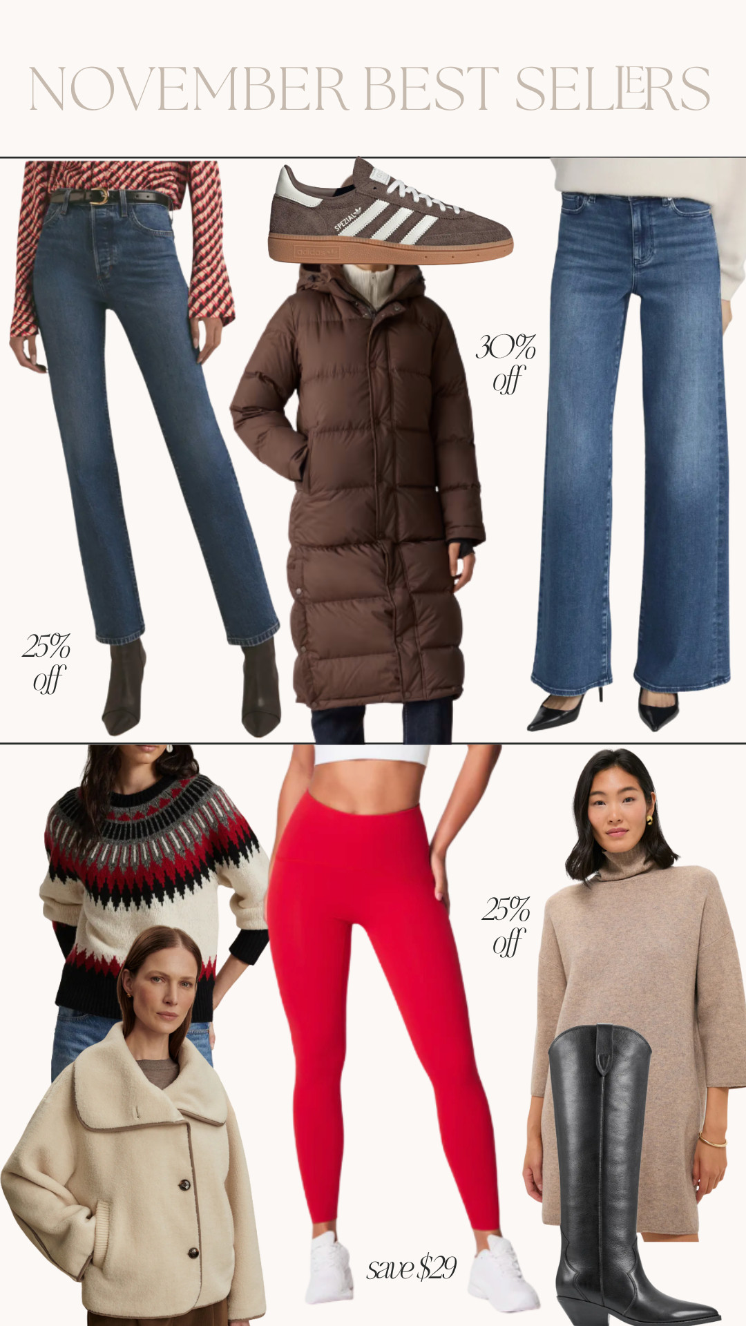 November best sellers! So many of my top items are on sale for Cyber Monday! 

 

#LTKCyberWeek #LTKootd #LTKSeasonal