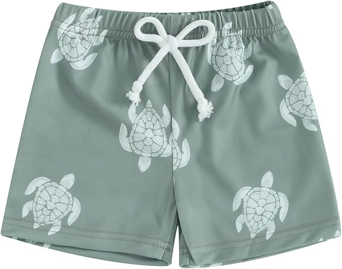 Toddler Baby Boy Girl Swimsuit Infant Swim Trunks Beachwear Kids Bathing Suit Elastic Waist Swimm... | Amazon (US)