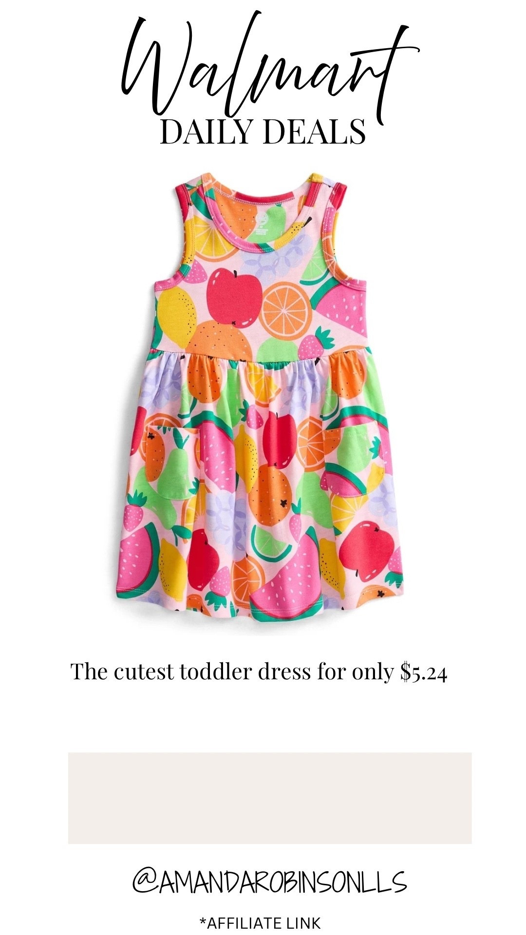Walmart Daily Deals
Toddler dress

#LTKSaleAlert #LTKKids
