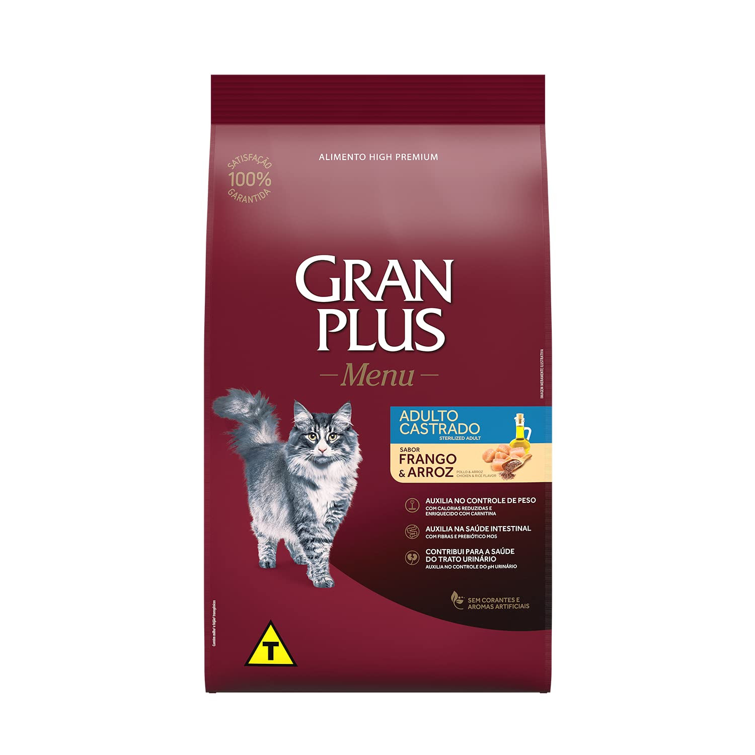 Granplus Ração Para Gatos Castrados Gran Plus Frango E Arroz 10 1Kg | Amazon (BR)