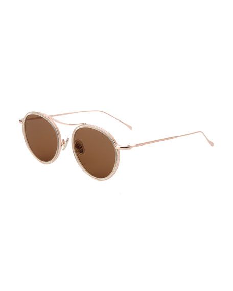 Illesteva Buena Vista Aviator Sunglasses | Neiman Marcus