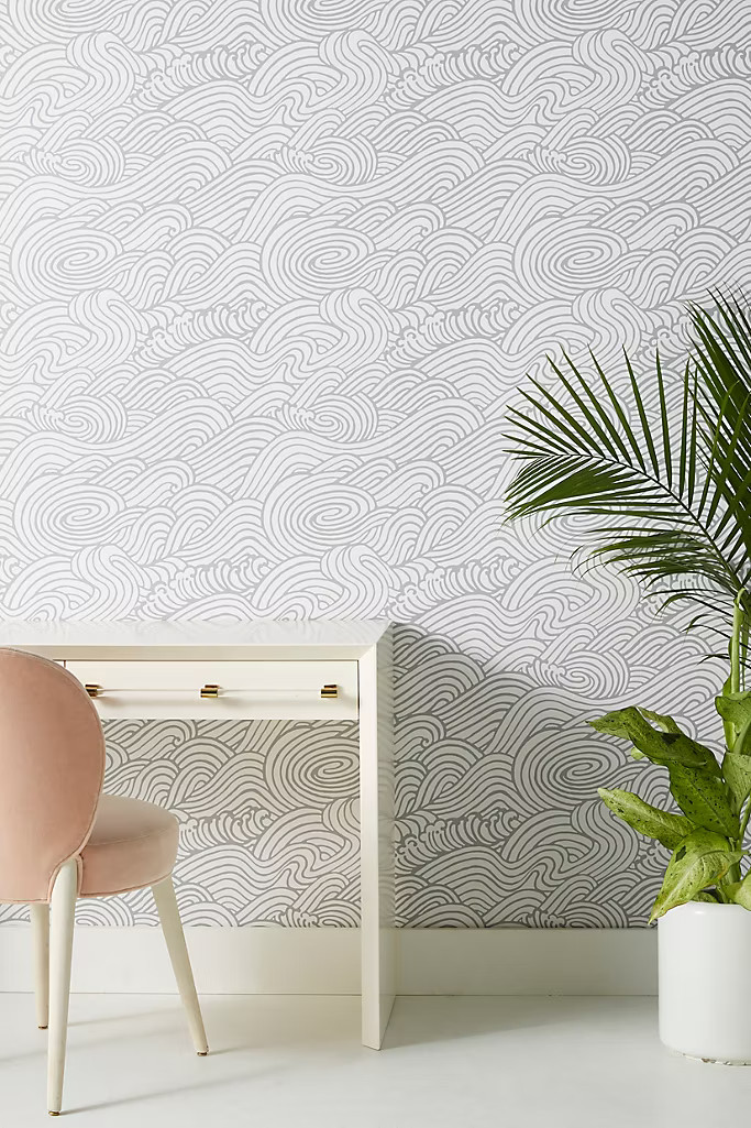 Mare Wave Wallpaper | Anthropologie (US)