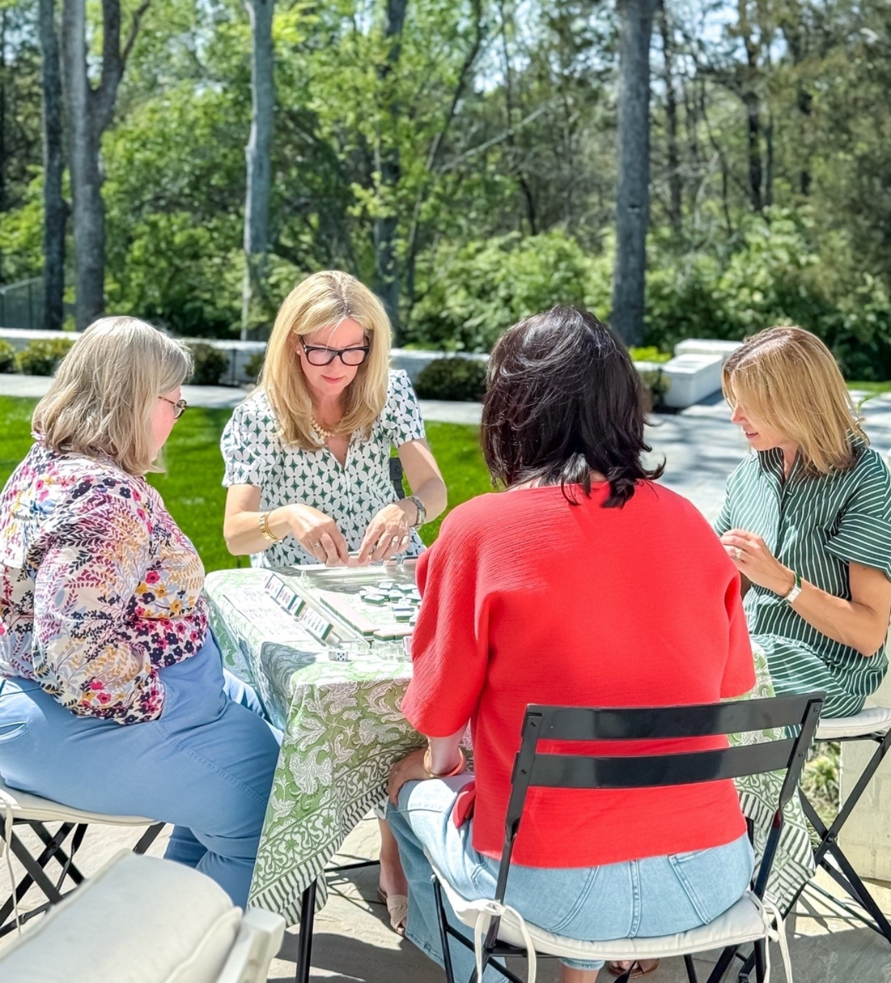 Here are some great chairs and tables for your outside mahjong game!

#LTKHome #LTKParties