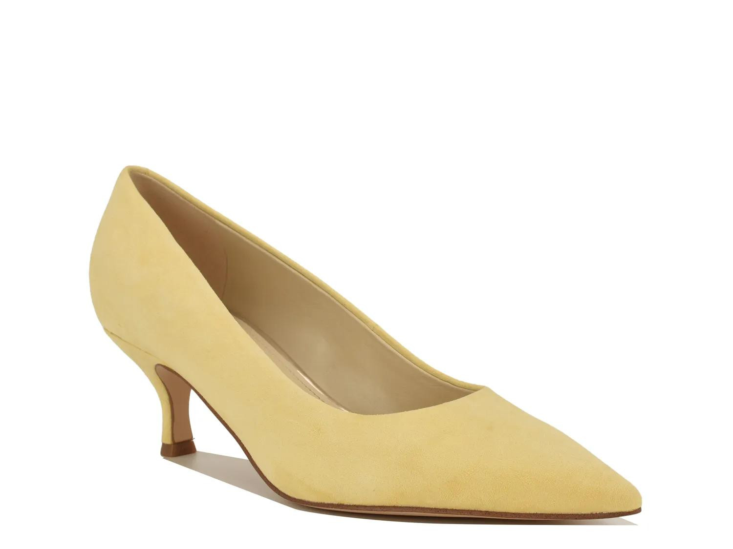 Nine West Sisko pump | Women's | Yellow | Size 9.5 | Pumps | Kitten | DSW