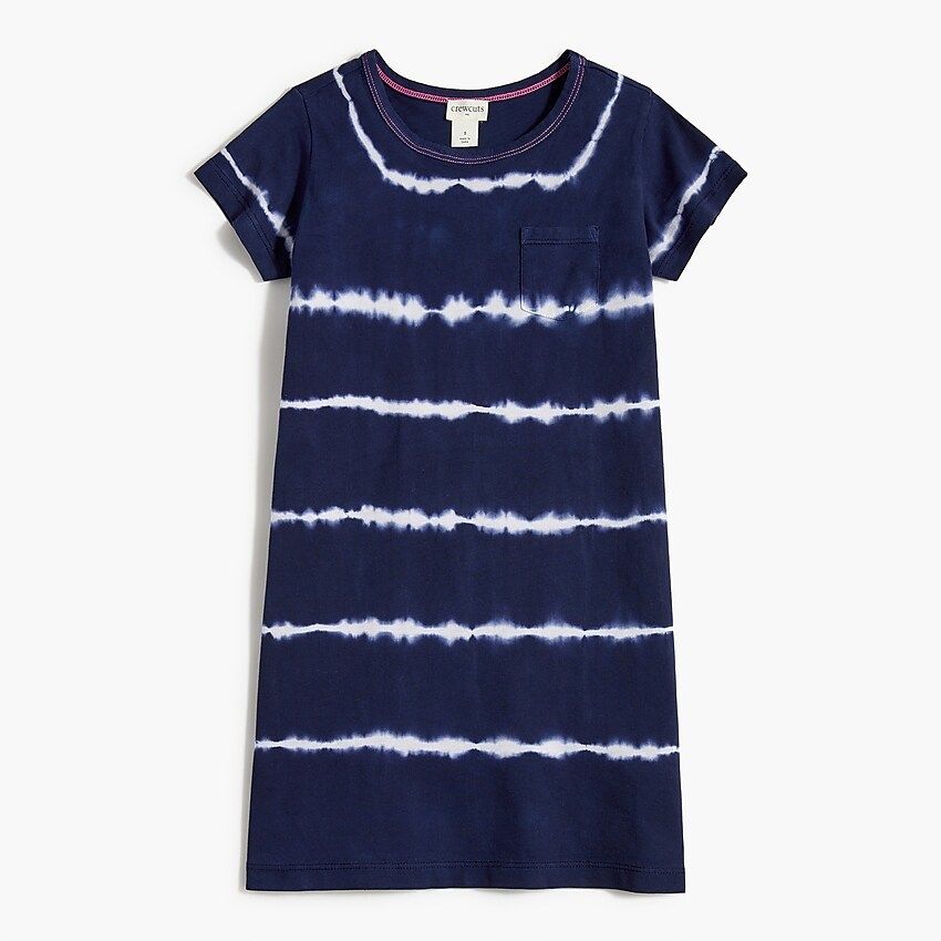 Girls' tie-dyed T-shirt dress | J.Crew Factory