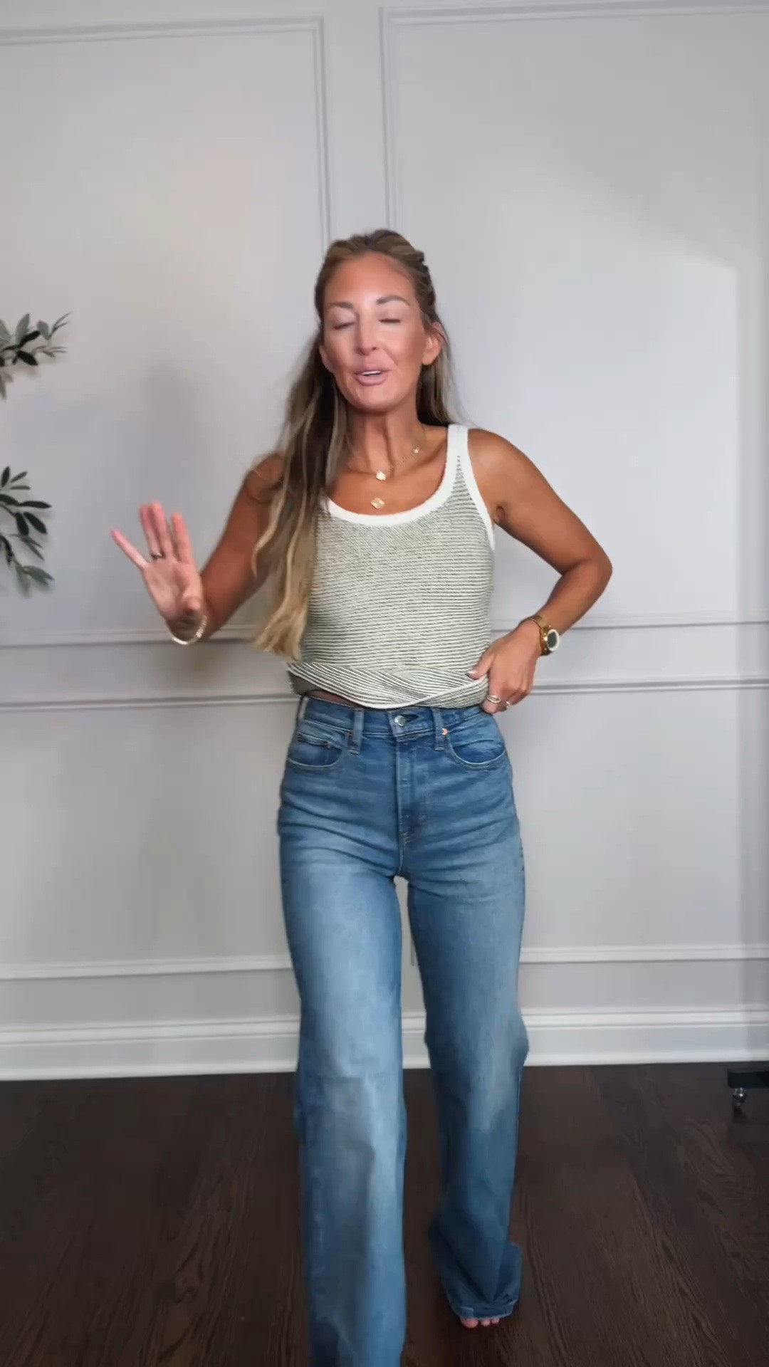The $40 @Target jeans are worth every penny and then some! Fits true to size I am 5’8 and did not need to do the long length they are super long! #Ad