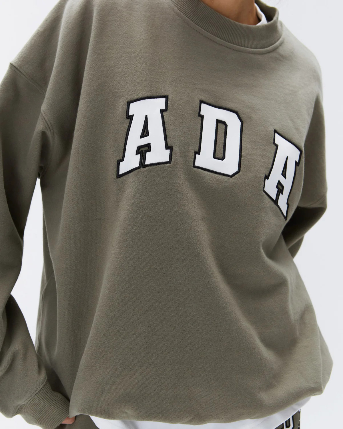 ADA Oversized Sweatshirt - Olive Green | Adanola UK