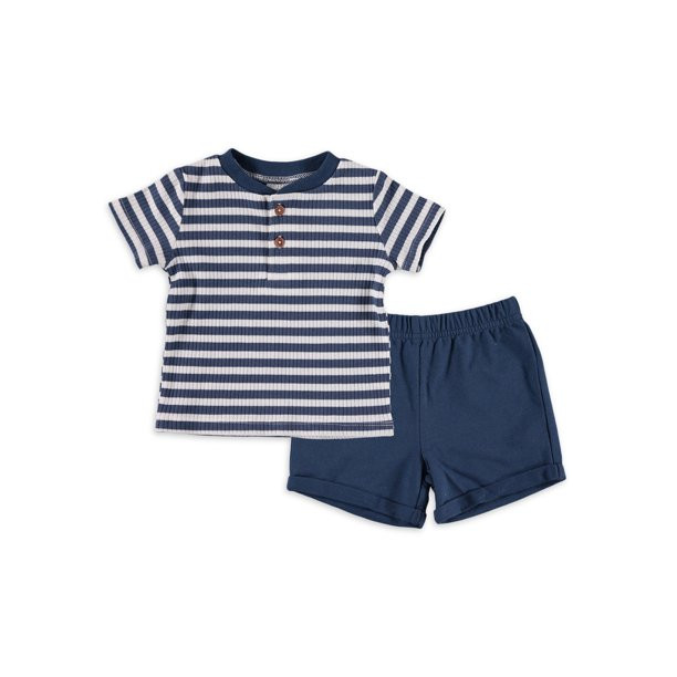 Chick Pea Baby Boy 2 PC Short Set, Sizes Newborn-24 Months - Walmart.com | Walmart (US)