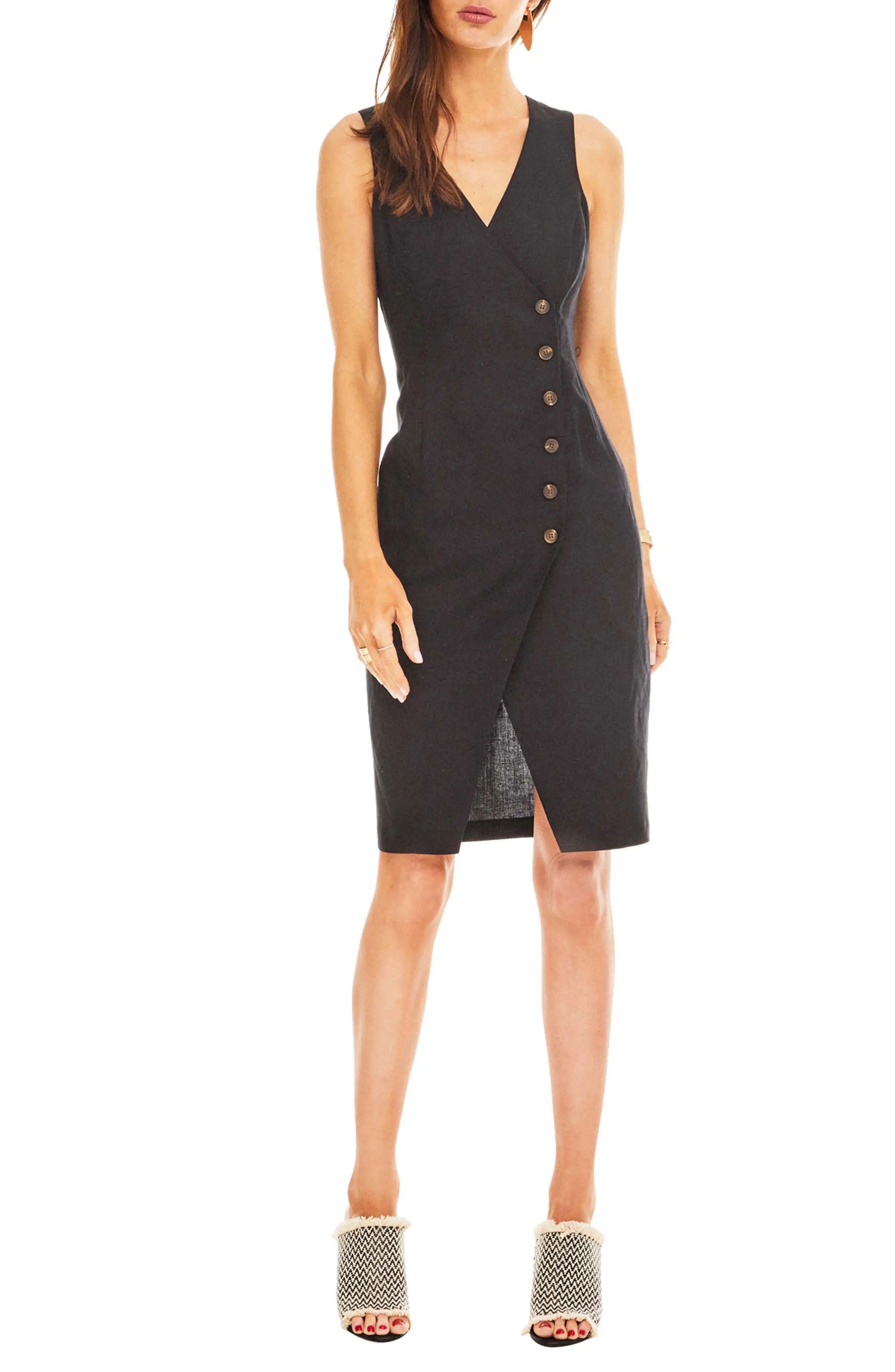 Women's Astr The Label Demi Dress, Size Small - Black | Nordstrom