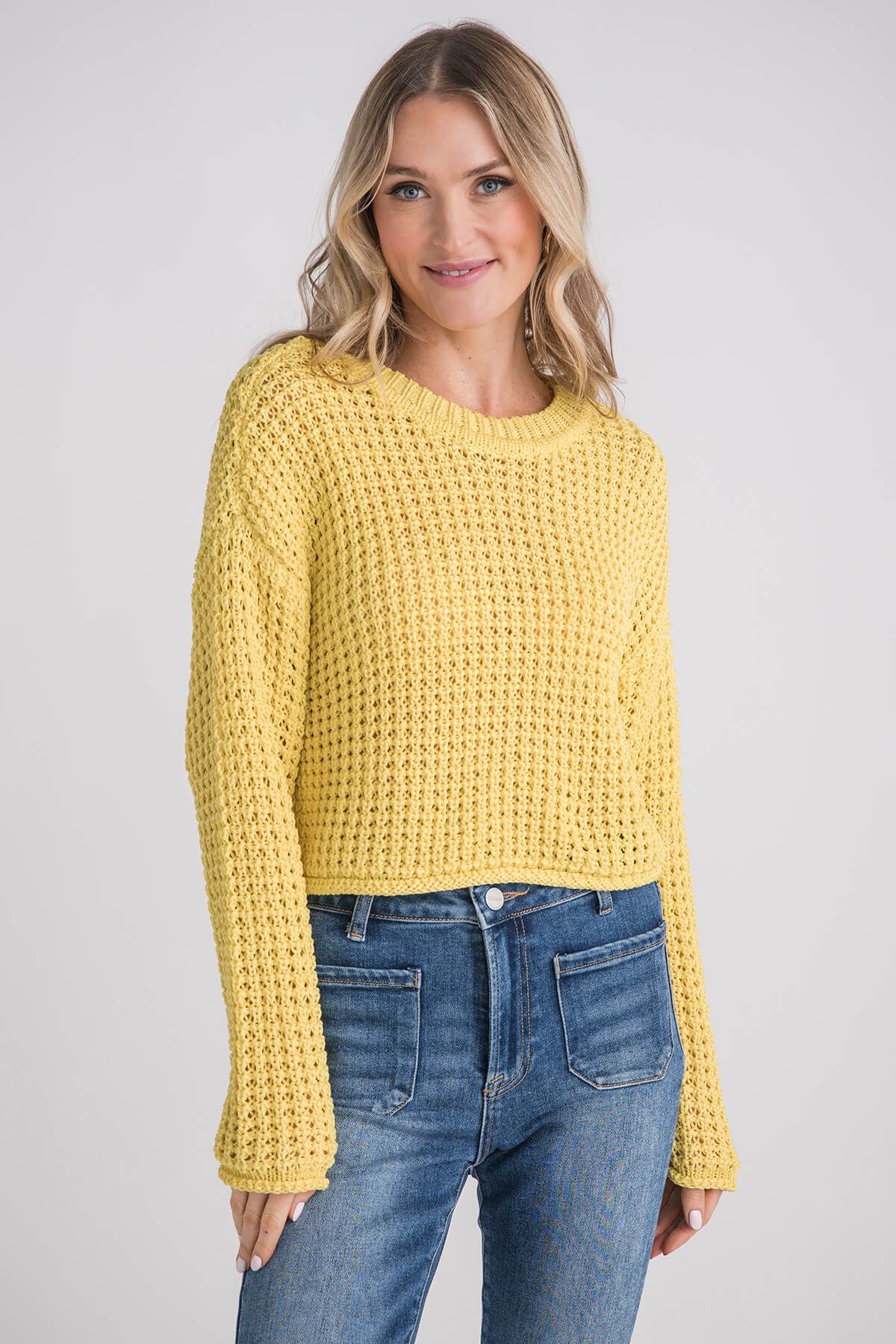 RD Style Darla Long Sleeve Crewneck Sweater | Social Threads