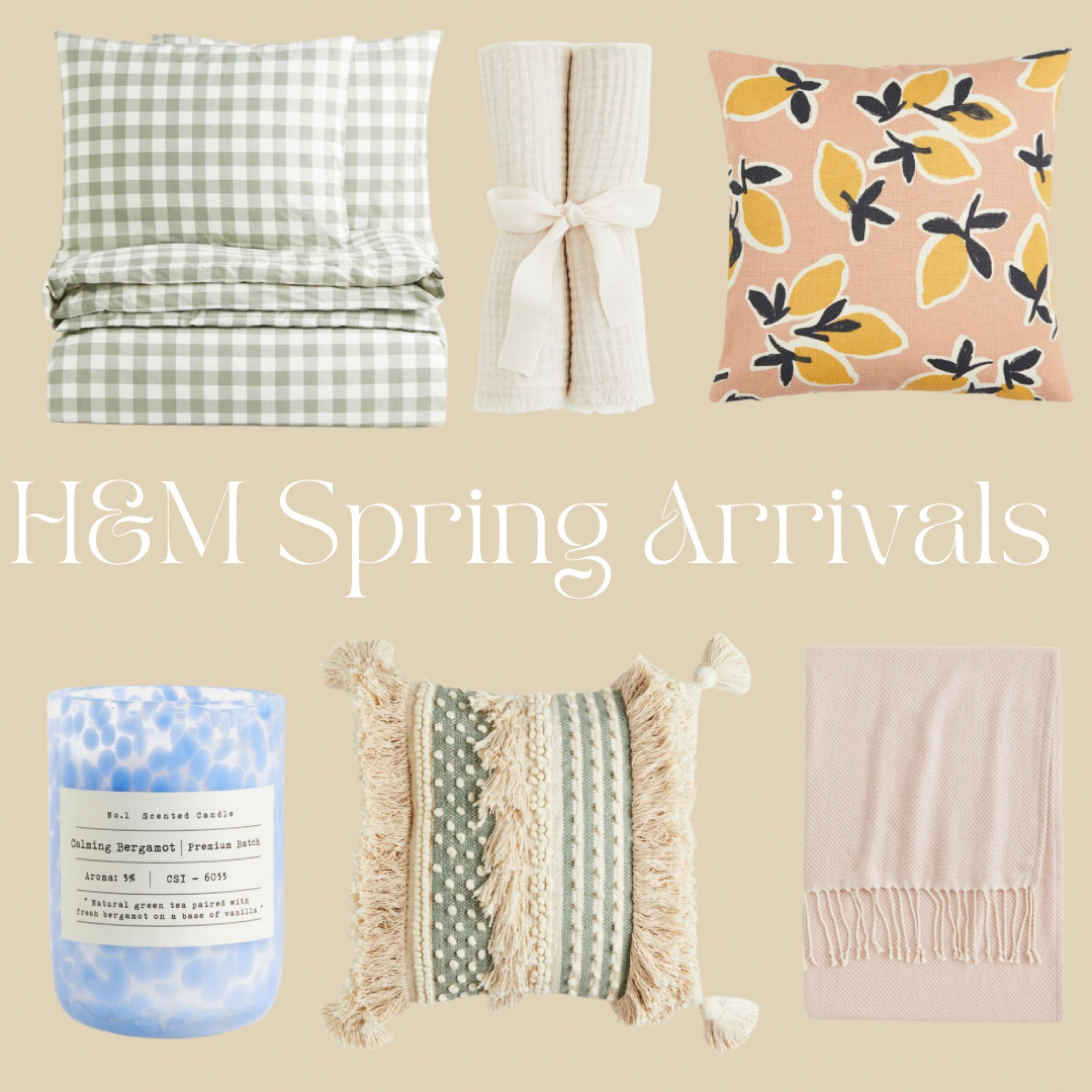 Time for a Spring home refresh! 


H&M, spring decor, home decor, bedding, candle, dining, throw pillows 

#LTKhome #LTKFind #LTKSeasonal