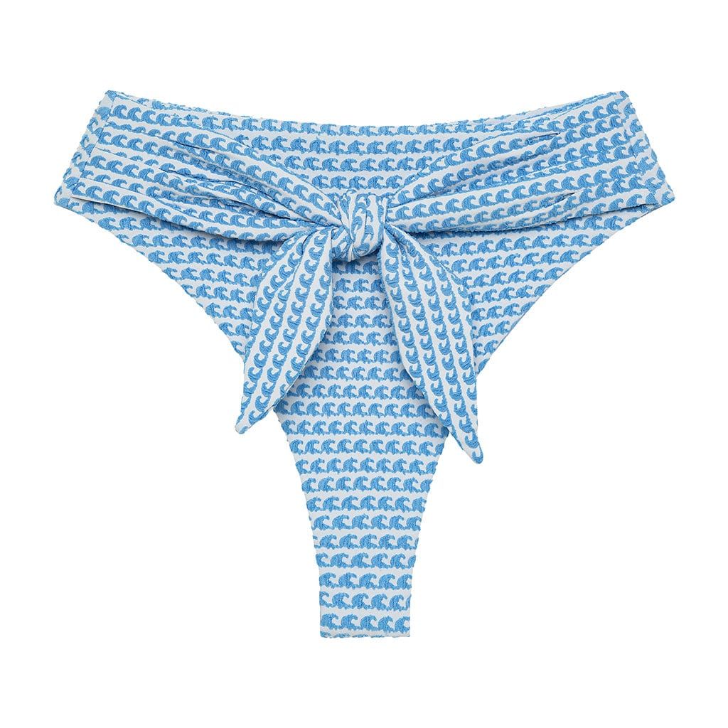 Wave Repeat Paula Tie-Up Bikini Bottom | Montce