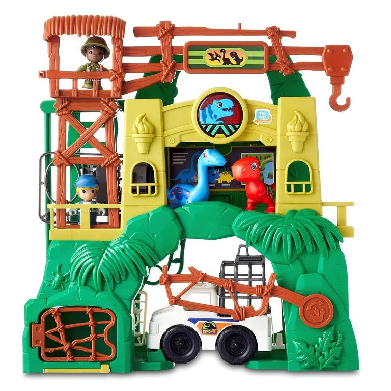 Kid Connection Dino Rescue Station Play Set, 28 Pieces | Walmart (US)