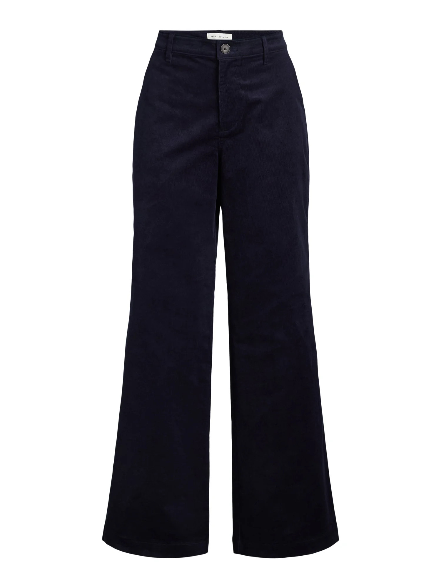 Free Assembly Women's Mid Rise Corduroy Wide Leg Pants, 31” Inseam, Sizes 0-20 | Walmart (US)