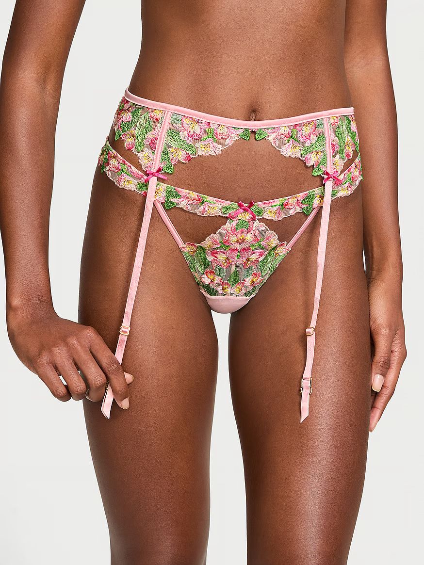 Lily Embroidery Garter Belt | Victoria's Secret (US / CA )